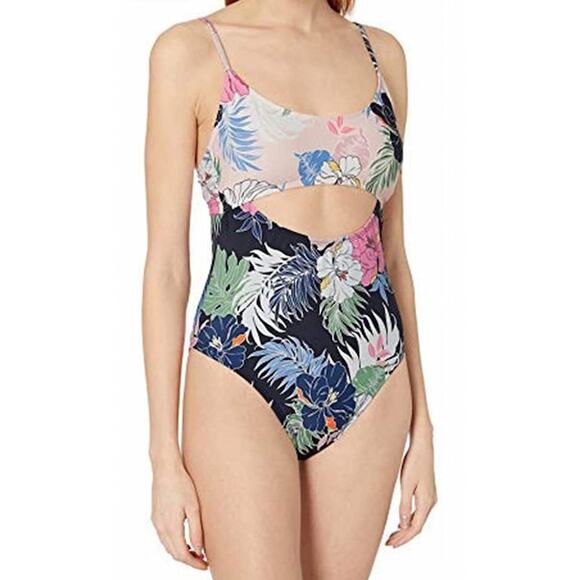 Hobie Women's Standard Keyhole One Piece Swimsuit - Picture 1 of 12